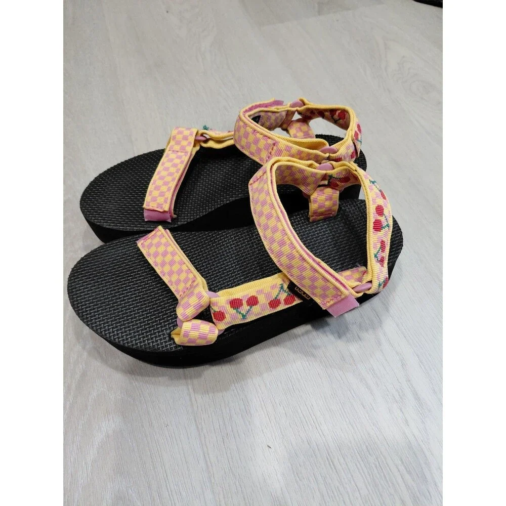 Teva Midform Universal Sandal - Cherries -Women Size 7 Multicolor